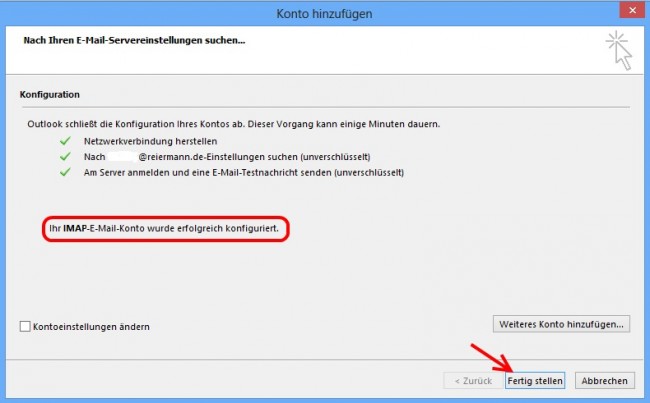 SO RICHTEN SIE E MAILS VON DRITTANBIETERN IN OUTLOOK EIN visual data 5